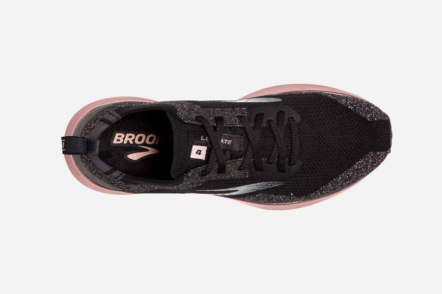 Brooks Levitate 4 Road Running Shoes Womens - Black/Pink - IXMFP-2307